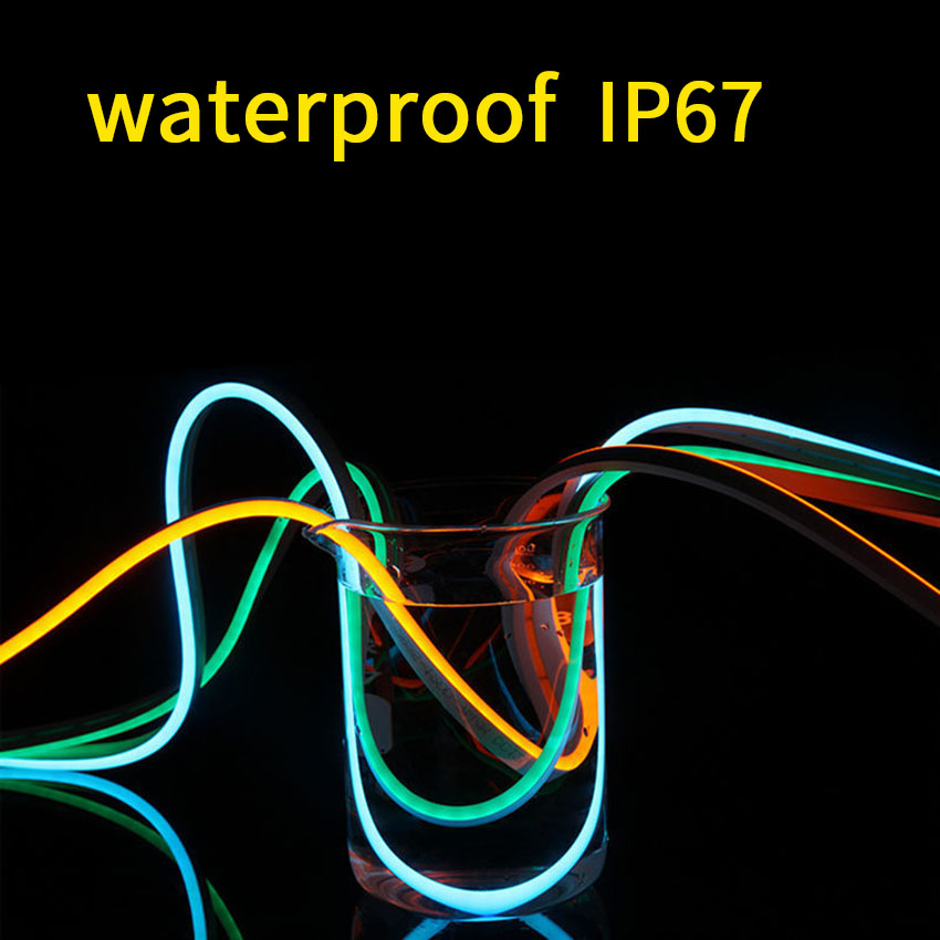 DC24V 16*15mm Side Lighting Waterproof 16.4Ft 600LEDs Multiple Single Color Optional Flexible LED Neon Light for Outdoor Lighting